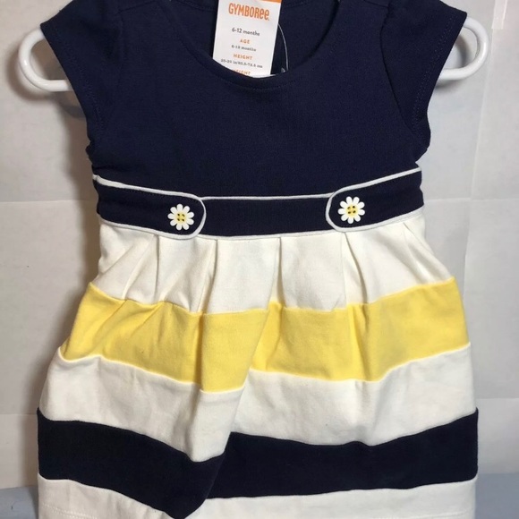Girls 6-12m Gymboree NWT dress and pea coat - Picture 3 of 8